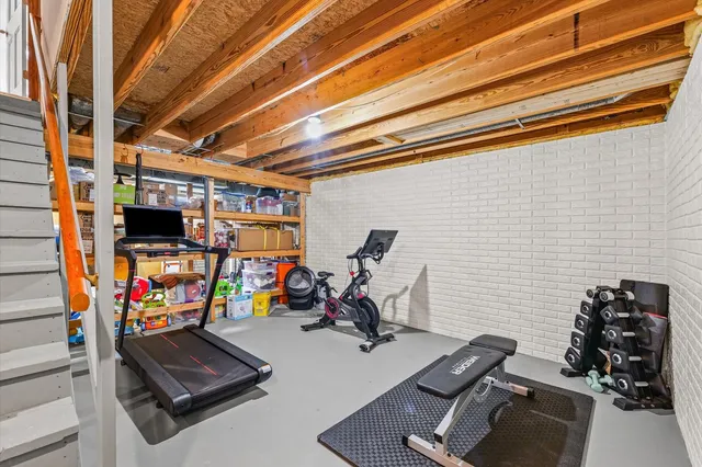 a view of outdoor space with wooden fence