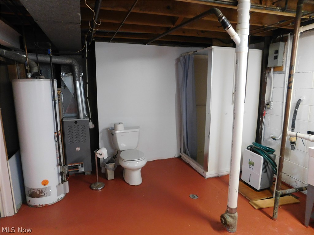 237 Claremont Road Vermilion, OH 44089 - Photo 19 of 22 shower and toilet in basement
