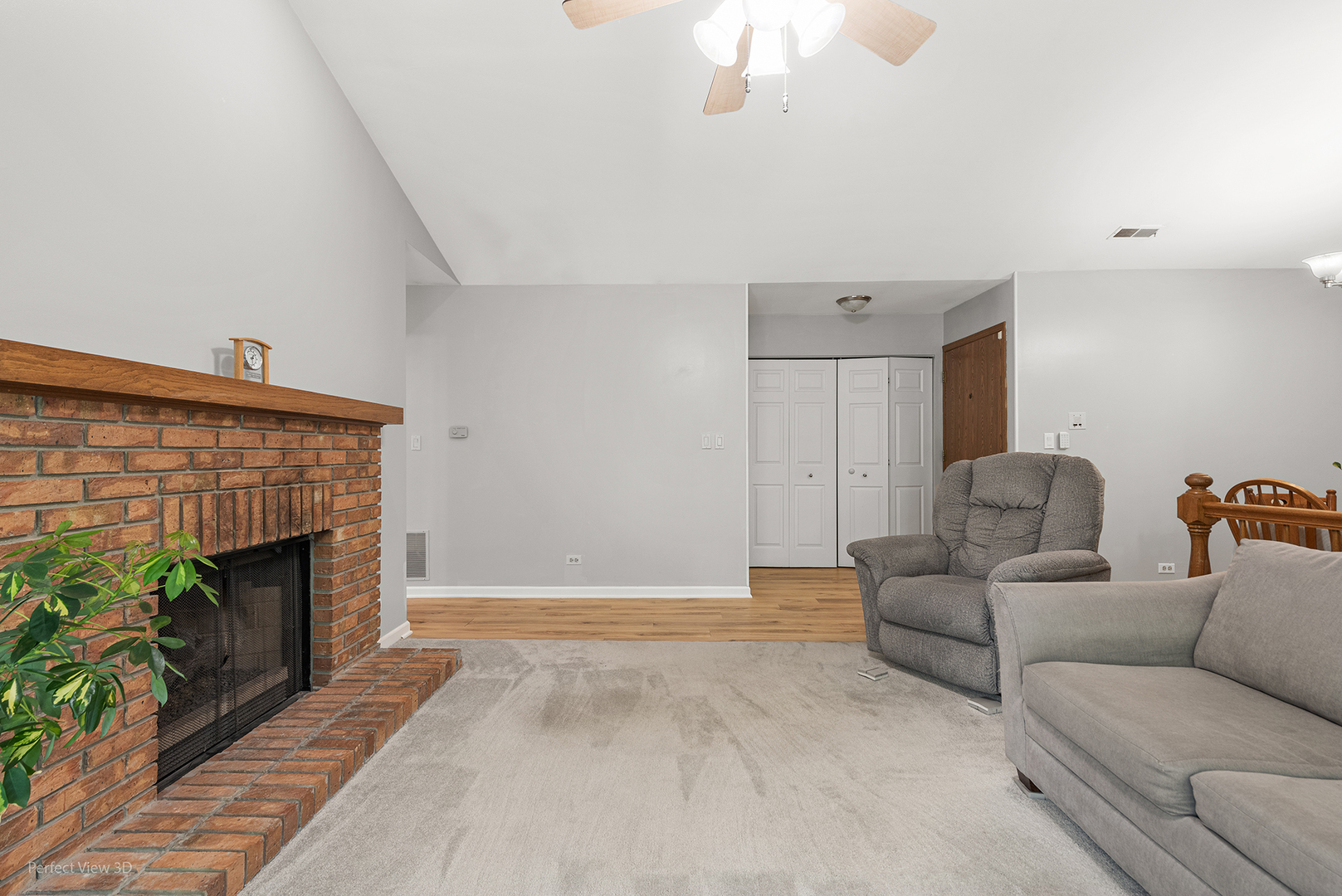 -n120 Windermere Road, Unit 2008 Winfield, IL 60190 - Photo 5 of 23 a living room with furniture and a fireplace