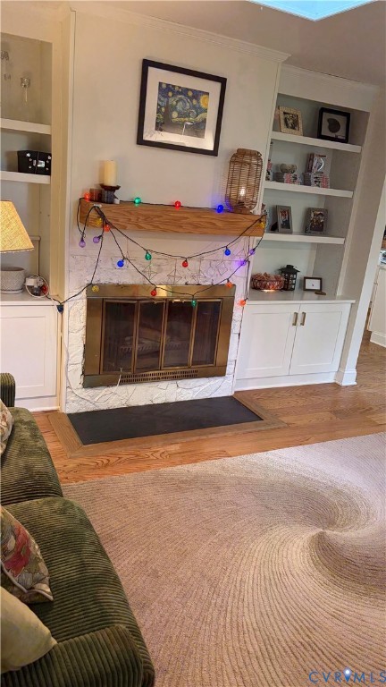 2502 Brookwood Road Richmond, VA 23235 - Photo 20 of 54 a view of living room with furniture and a fireplace