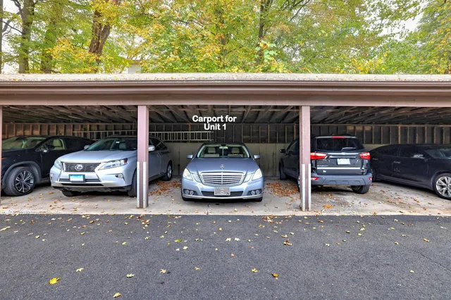 a car parked in parking space