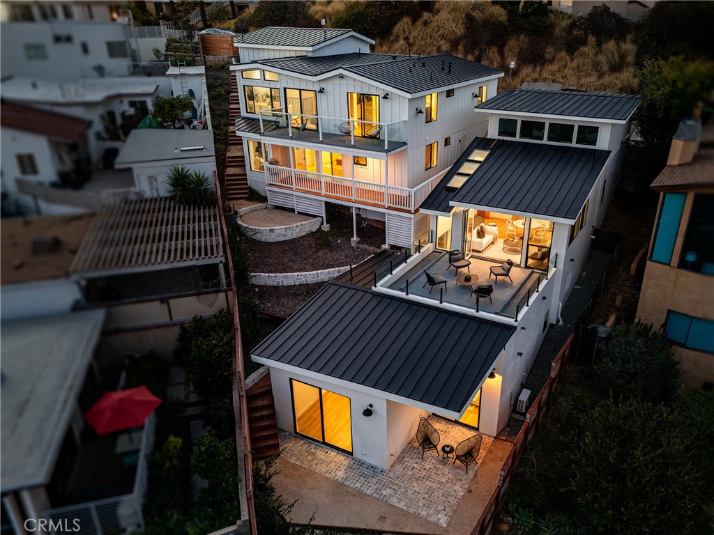 251 Highland Road Laguna Beach, CA 92651 - Photo 58 of 65 Dusk view of home from ocean side