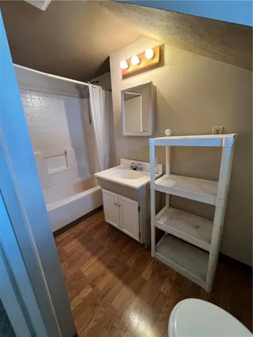 a view of hallway with window