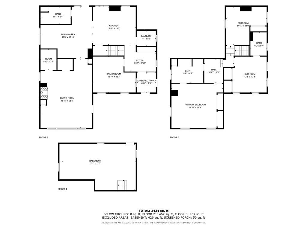 259 Service Church Road Aliquippa, PA 15001 - Photo 50 of 50 Complete Floor Plan