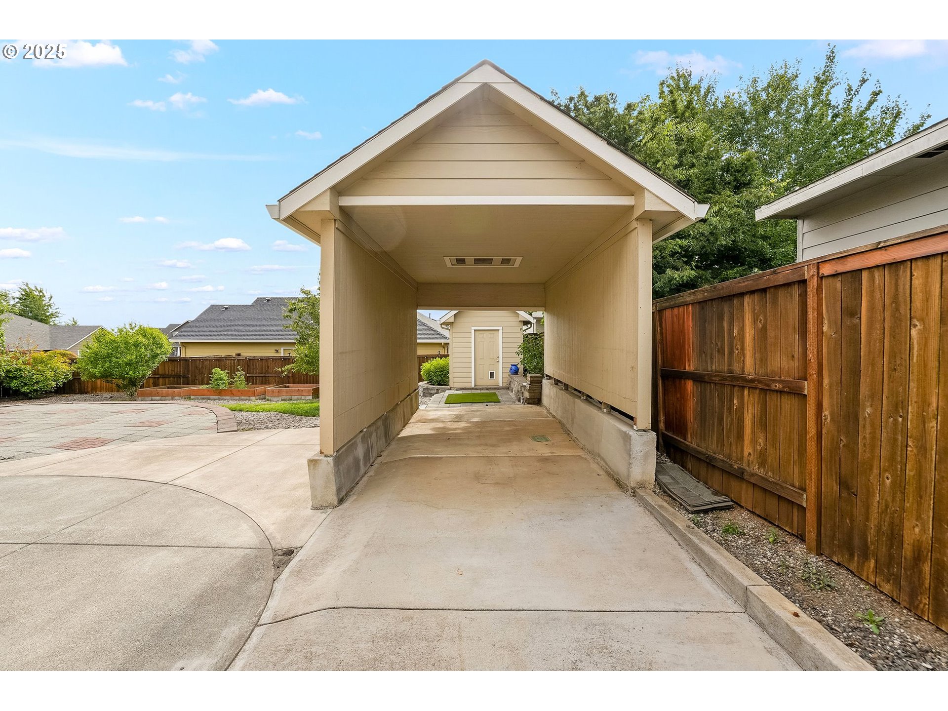 413 Northwest Harold Street Sublimity, OR 97385 - Photo 45 of 48 a view of a house with wooden floor next to a yard