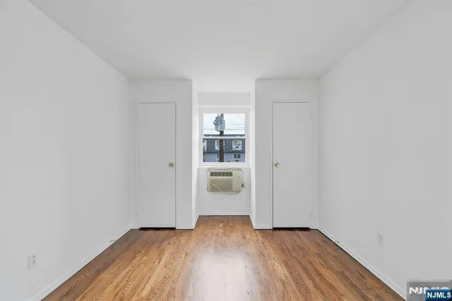 a view of wooden floor in a room