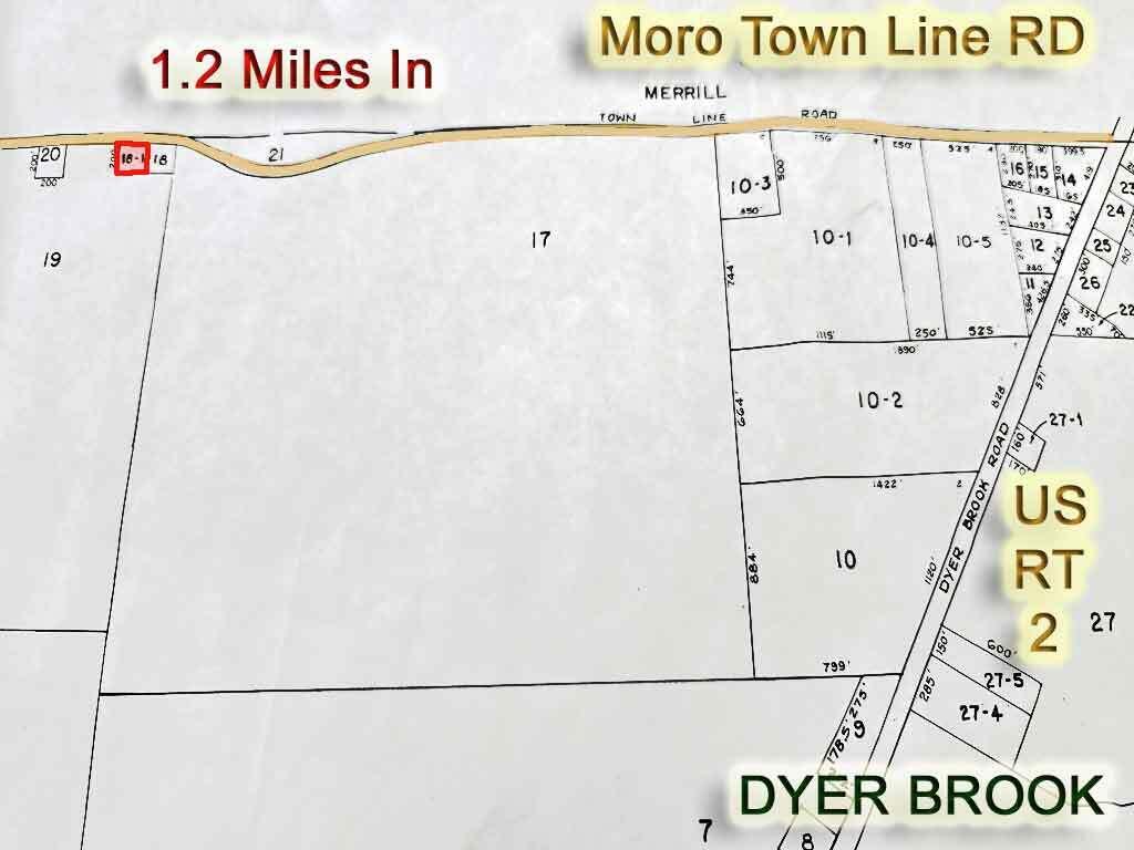 Lot 18.1 Town Line Road Dyer Brook, ME 04747 - Photo 5 of 6 small-land-low-price-proper