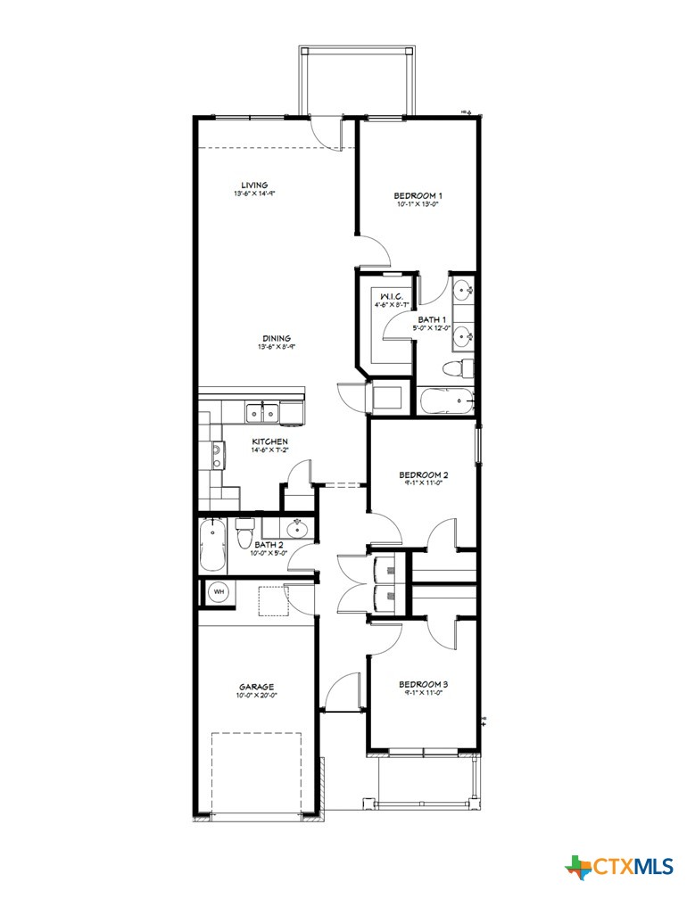 618 Campus Street Troy, TX 76579 - Photo 17 of 17 Floor Plan