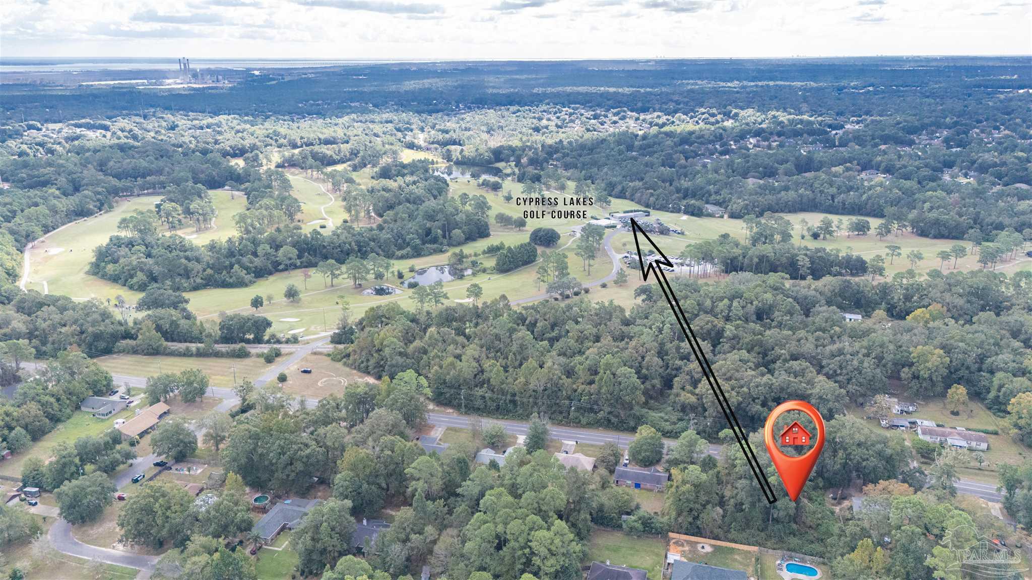 2290 Old Chemstrand Road Cantonment, FL 32533 - Photo 8 of 17 a view of city and mountain