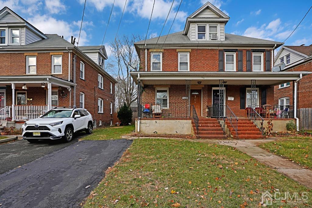 708 Front Street Dunellen, NJ 08812 - Photo 1 of 19 Front view - All brick home
