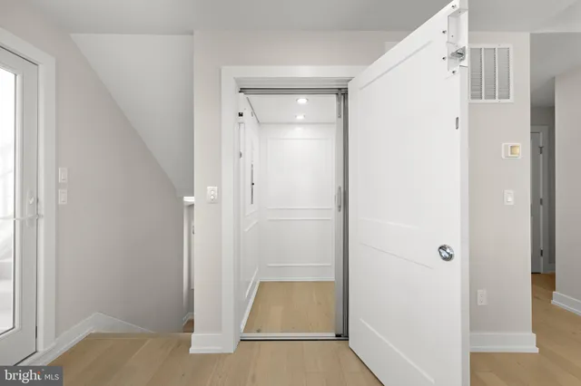 a view of a swimming pool and an ocean view