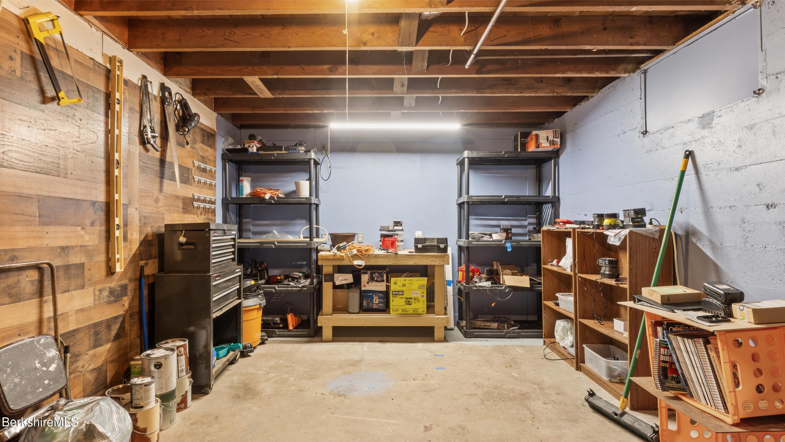 55 Howe Road Pittsfield, MA 01201 - Photo 13 of 16 Basement Workshop