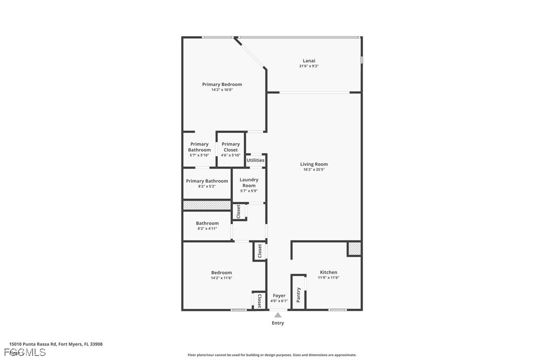 15010 Punta Rassa Road, Unit 305 Fort Myers, FL 33908 - Photo 21 of 21 a picture of a floor plan