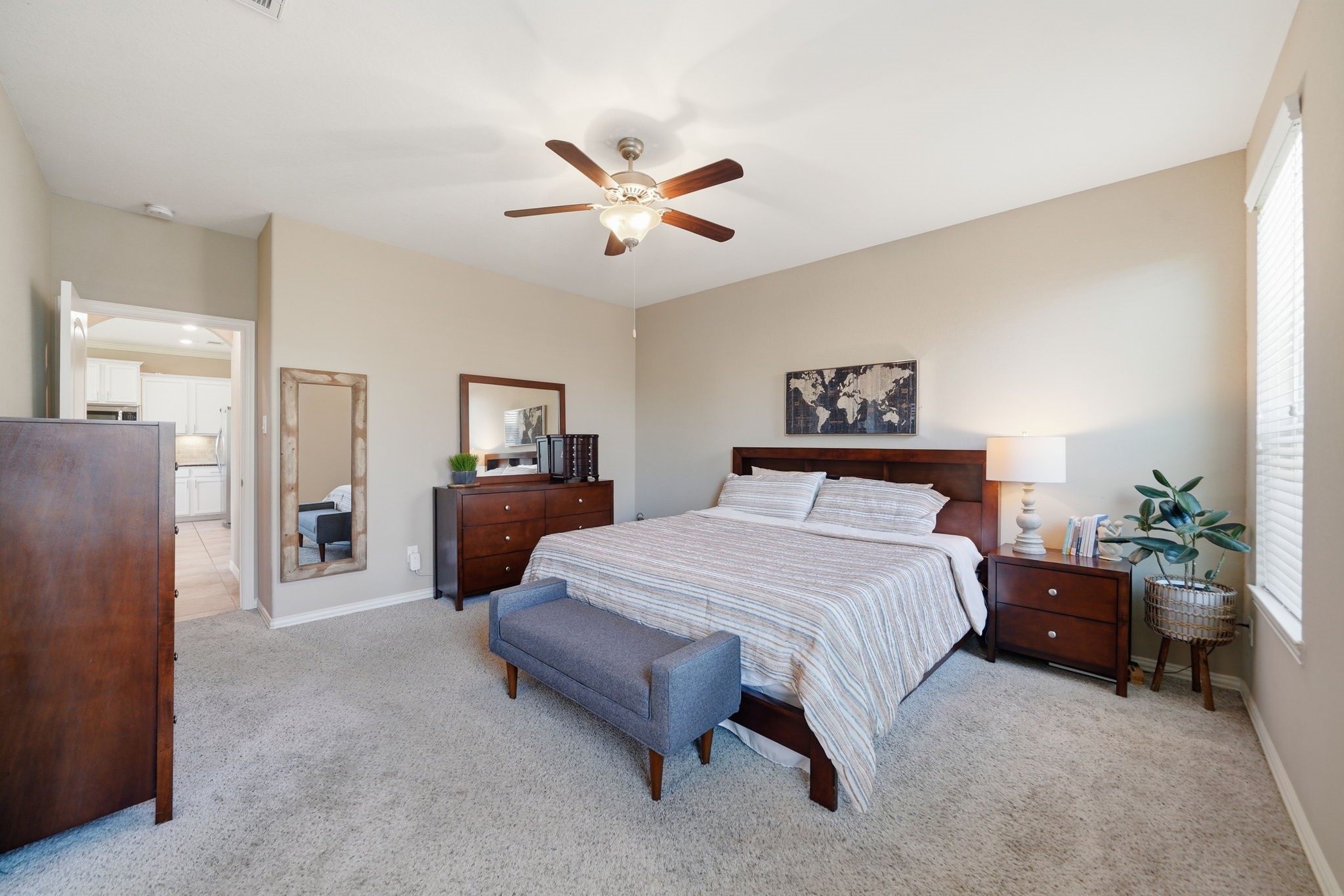 13207 Alcott Forest Lane Rosharon, TX 77583 - Photo 18 of 44 Your primary bedroom is conveniently located on the first floor.