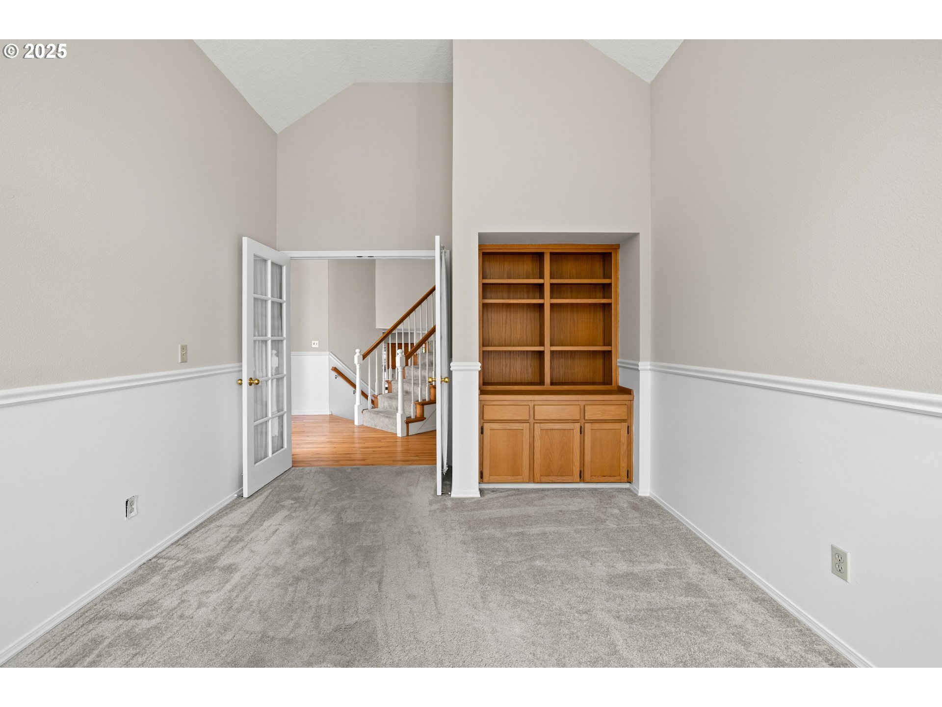 5393 Southwest Wichita Street Tualatin, OR 97062 - Photo 24 of 45 a view of an empty room with stairs and ventilation