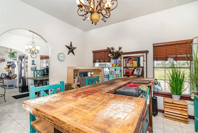 a very nice looking room with a large window