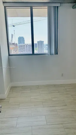 a view of a room with window