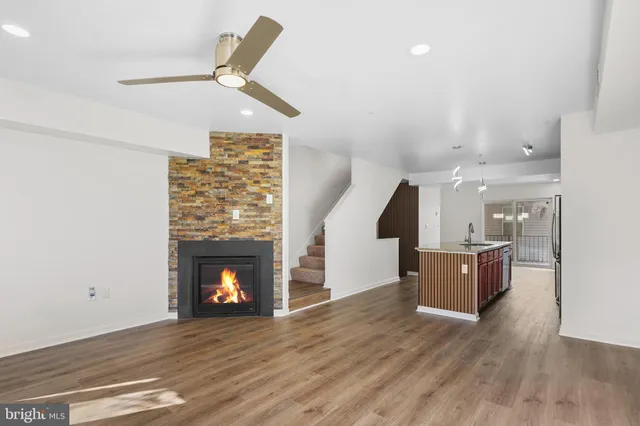 a view of a balcony with a street