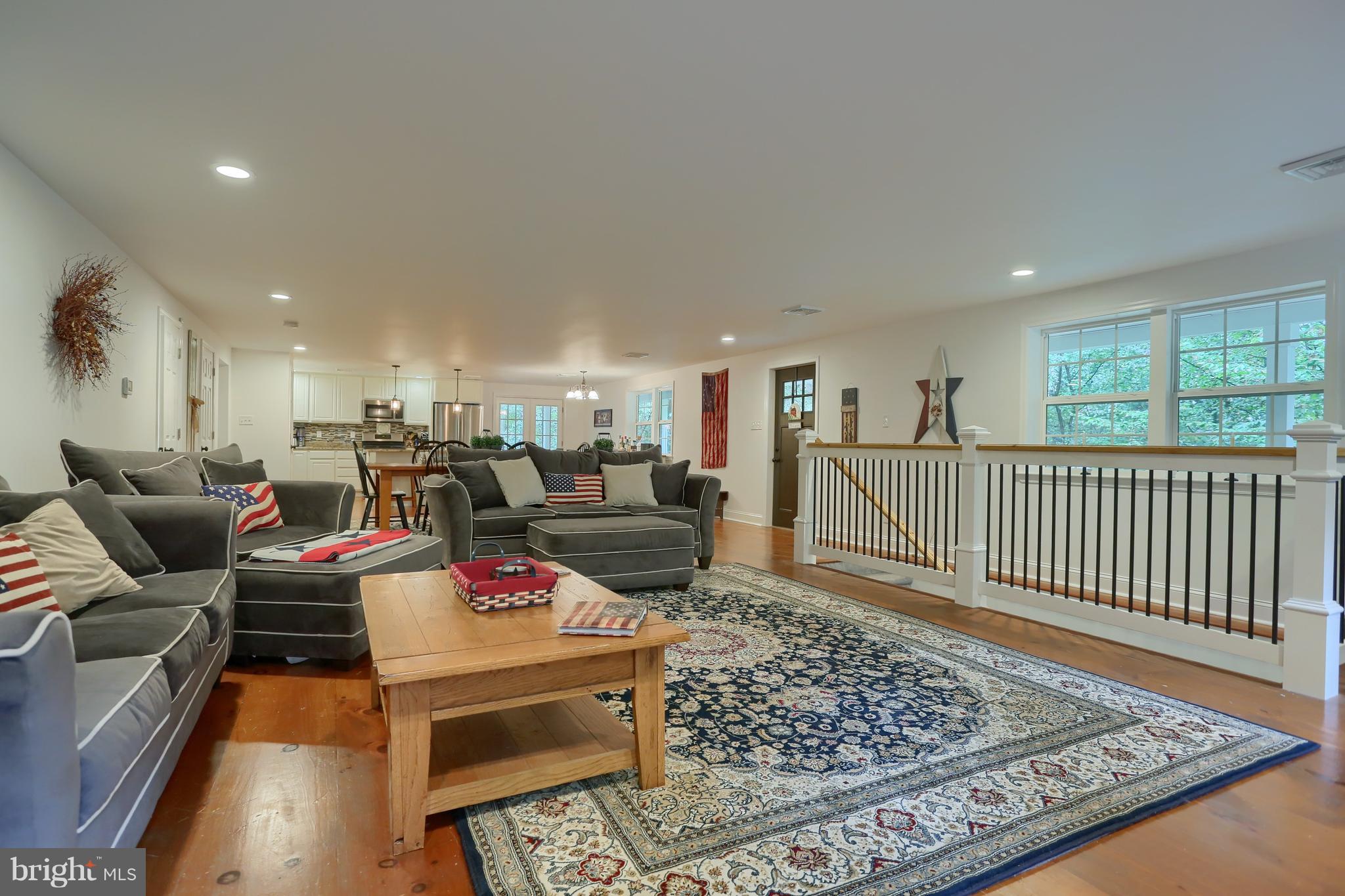 135 Millard Road Elverson, PA 19520 - Photo 8 of 35 View from Family Room and Staircase to Lower Level