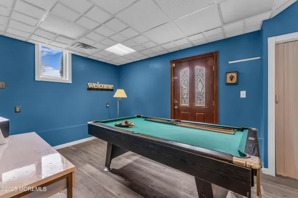 a room with furniture and window