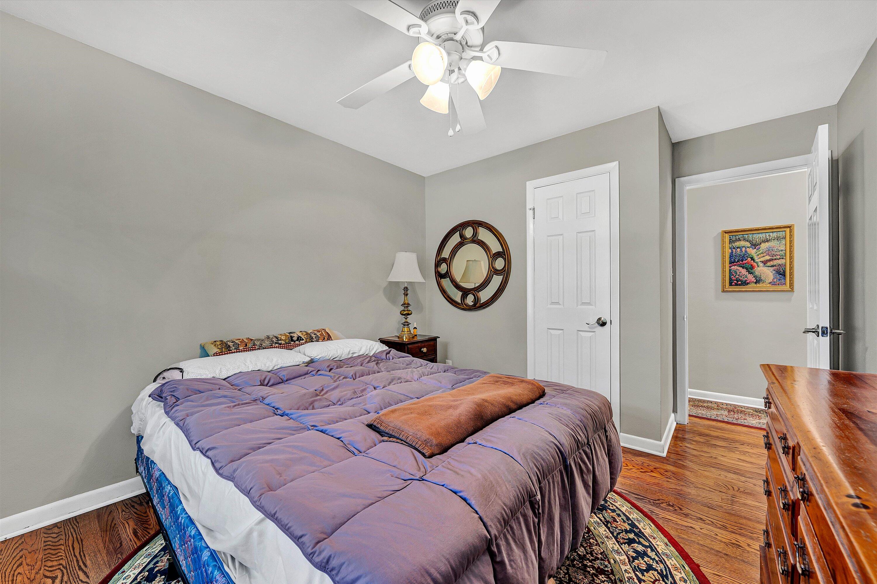 2312 Kipling Street Southwest Roanoke, VA 24018 - Photo 25 of 52 a bedroom with a bed and a chandelier