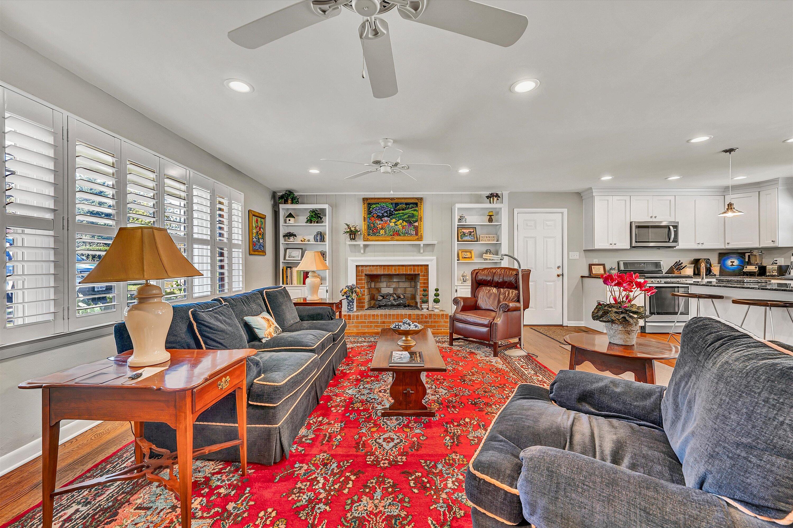 2312 Kipling Street Southwest Roanoke, VA 24018 - Photo 9 of 52 a living room with furniture fireplace and a window