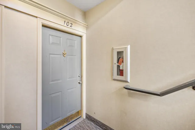 a view of front door