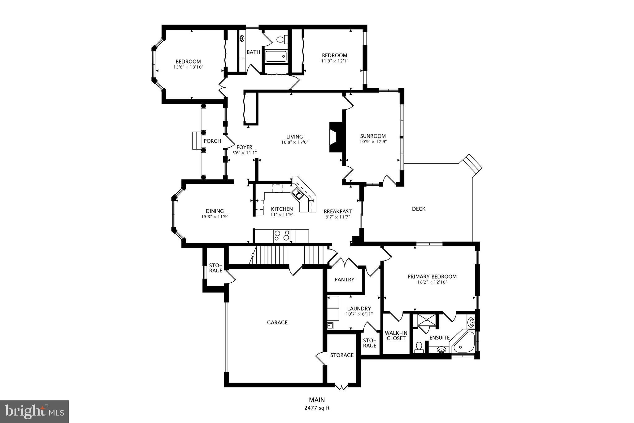 1909 Cameron Ridge Road Hanover, MD 21076 - Photo 65 of 66 Main Level Floorplan