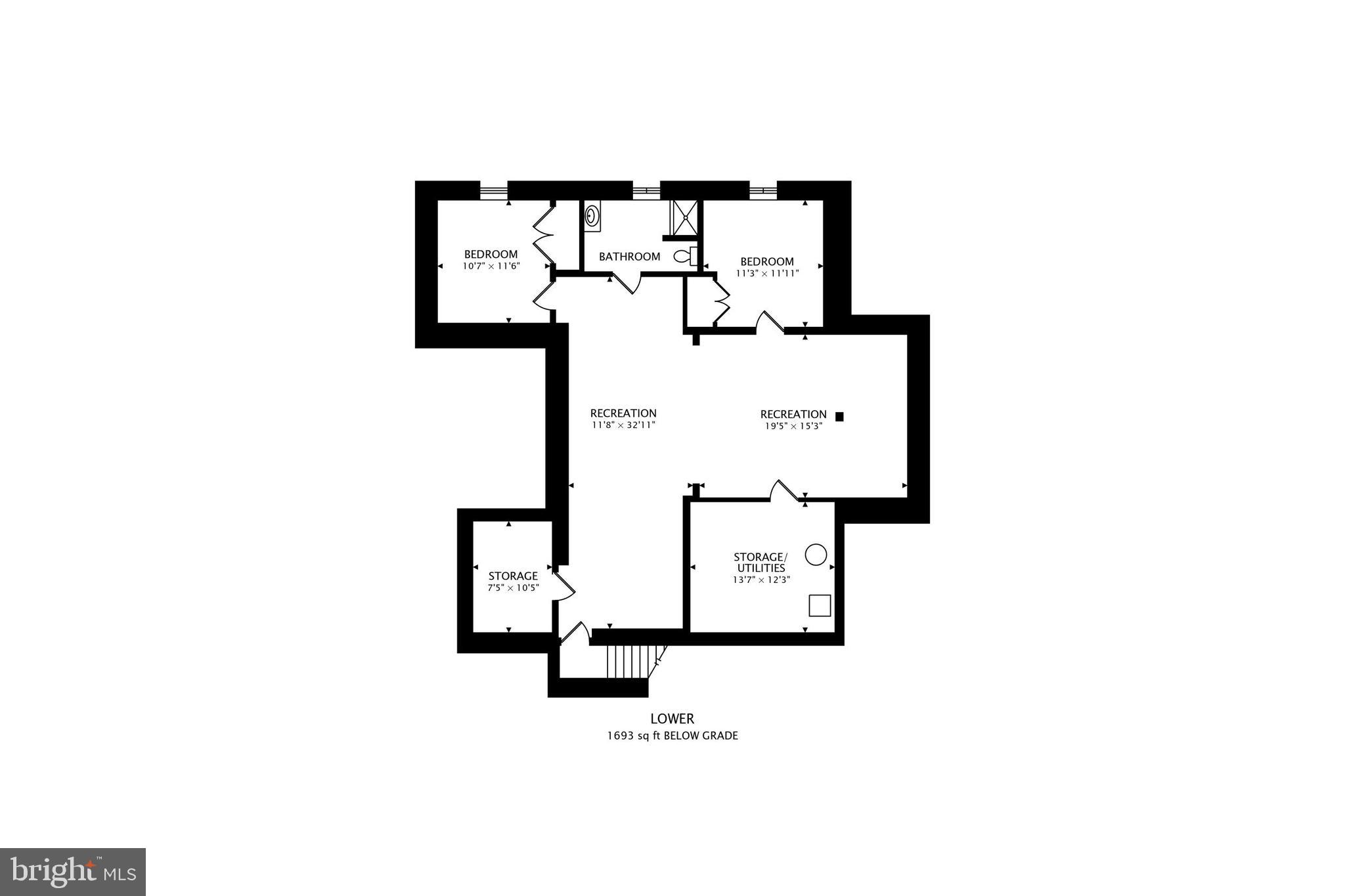 1909 Cameron Ridge Road Hanover, MD 21076 - Photo 66 of 66 Lower Level Floorplan