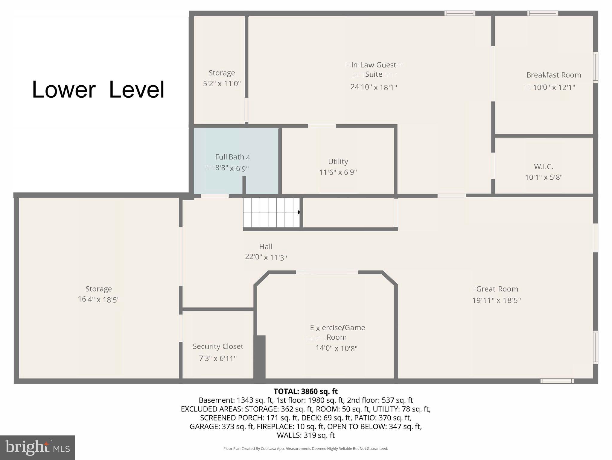 13700 Fieldstone Way Gainesville, VA 20155 - Photo 53 of 53 Lower Level Floor Plan