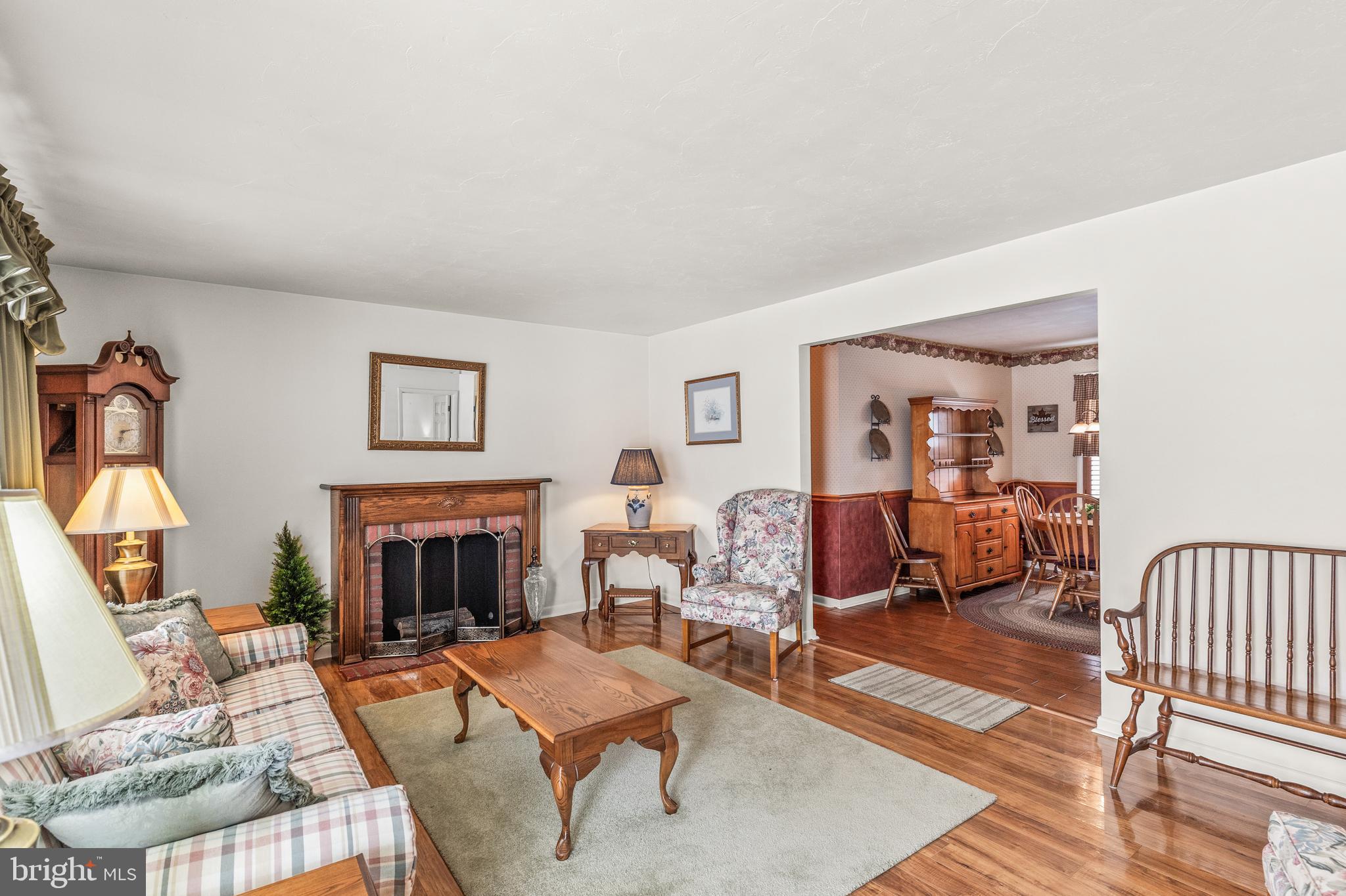 136 Conewago Drive Hanover, PA 17331 - Photo 10 of 41 a living room with furniture and a fireplace