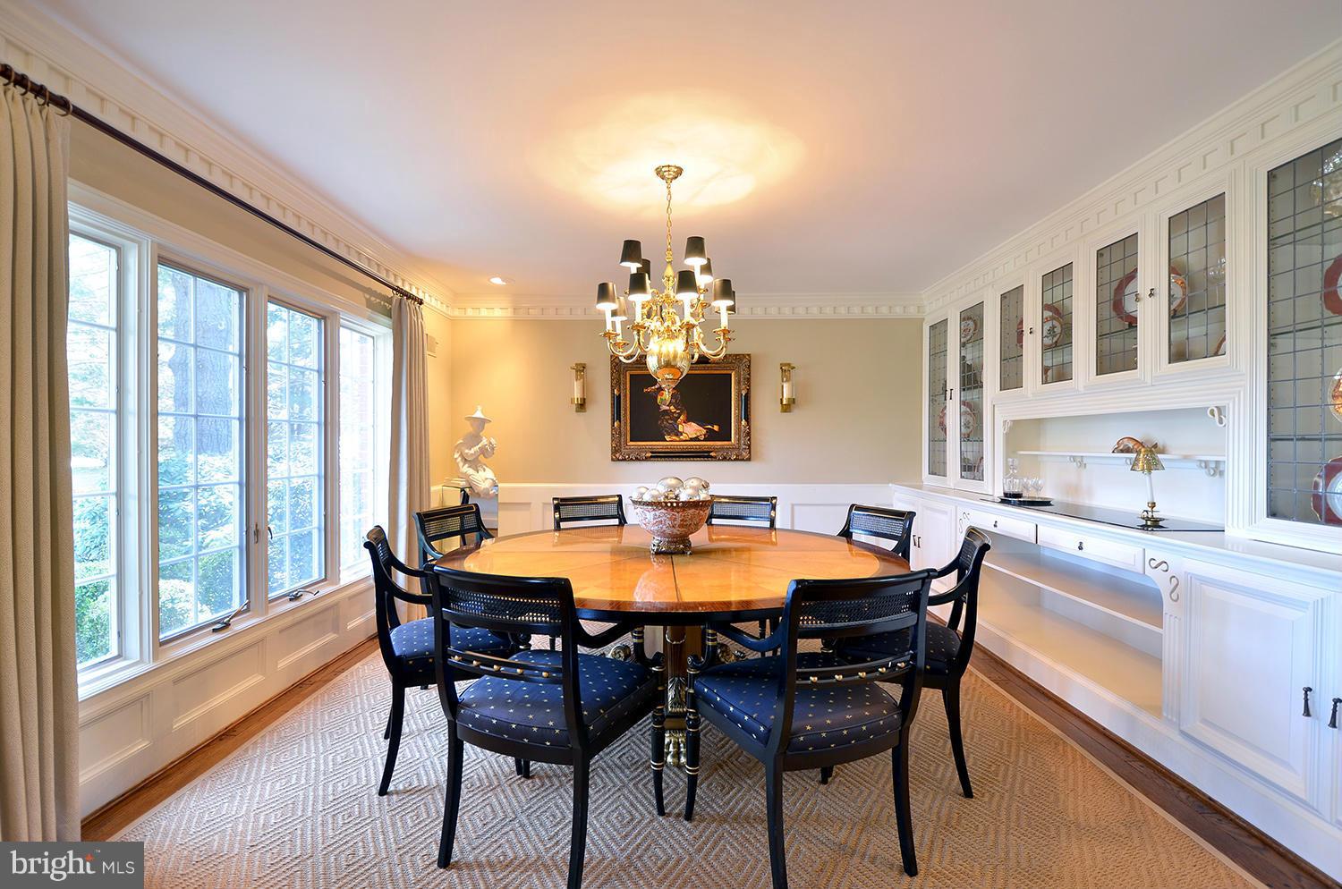 10112 Norton Road Potomac, MD 20854 - Photo 9 of 30 a view of a dining room with furniture and window