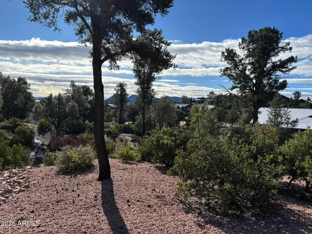 a view of mountain view with lots of trees