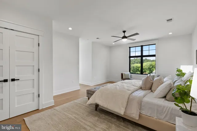 a view of a pool with a yard