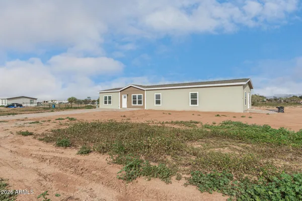 a view of a building with a window