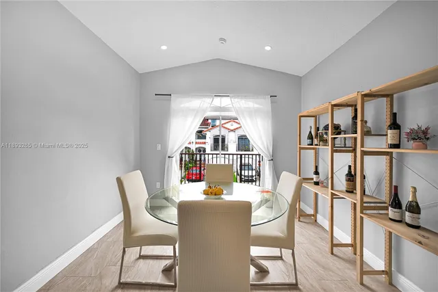 a view of a workspace with furniture