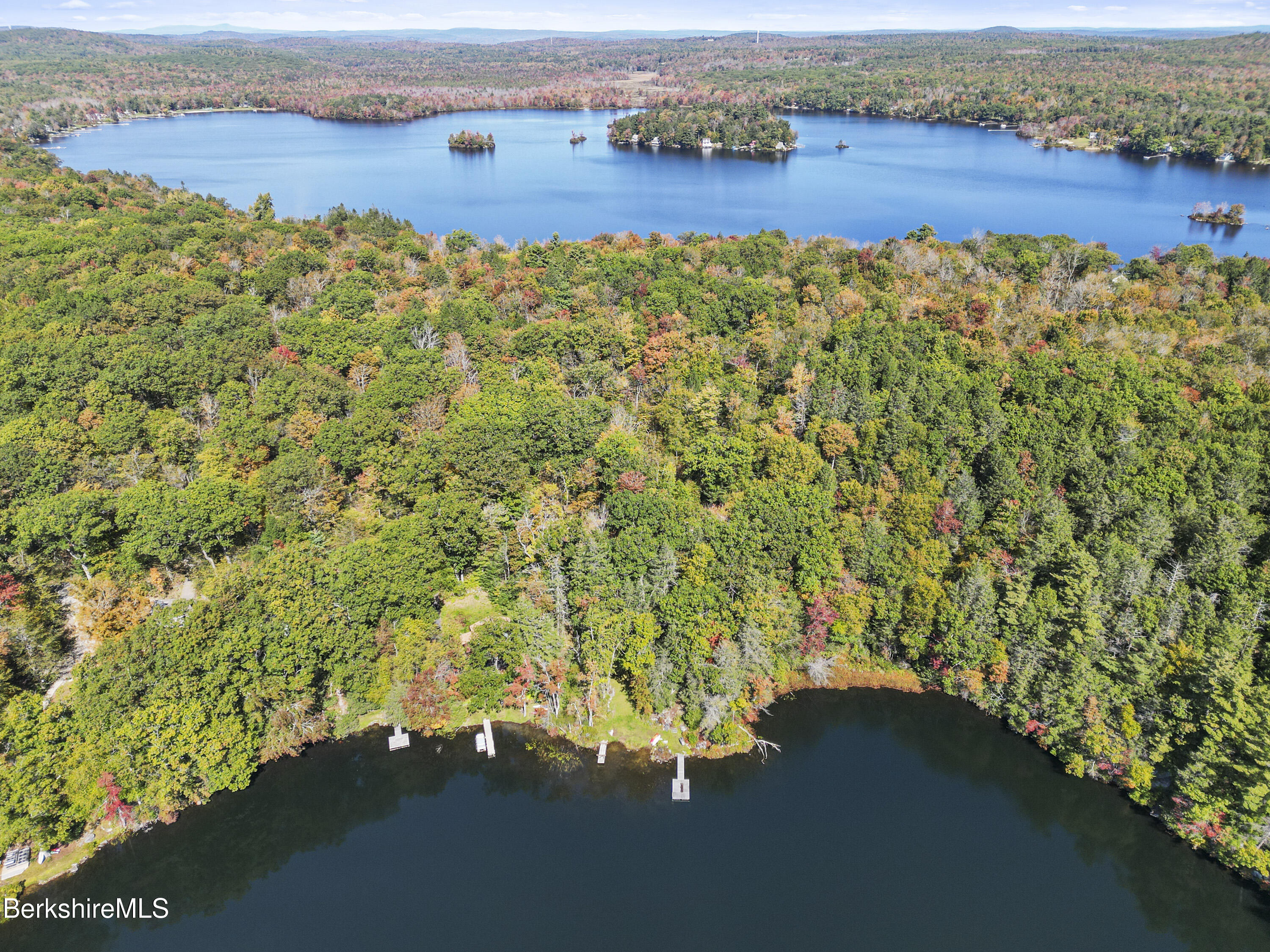 98 Loop Drive Otis, MA 01029 - Photo 35 of 35 Aerial of Big Pond and Benton Pond