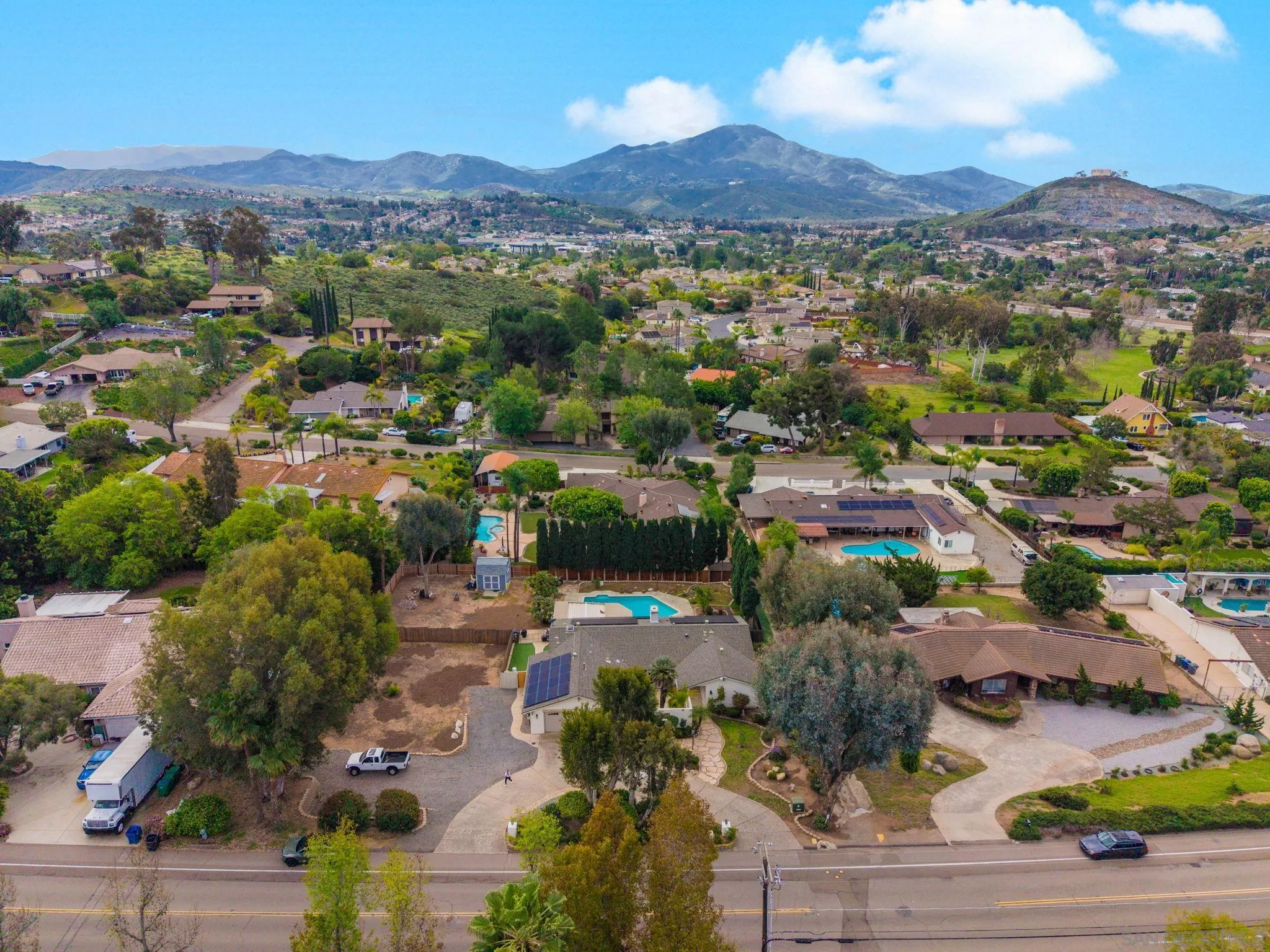 1673 Hidden Mesa Road El Cajon, CA 92019 - Photo 27 of 29 an aerial view of a city