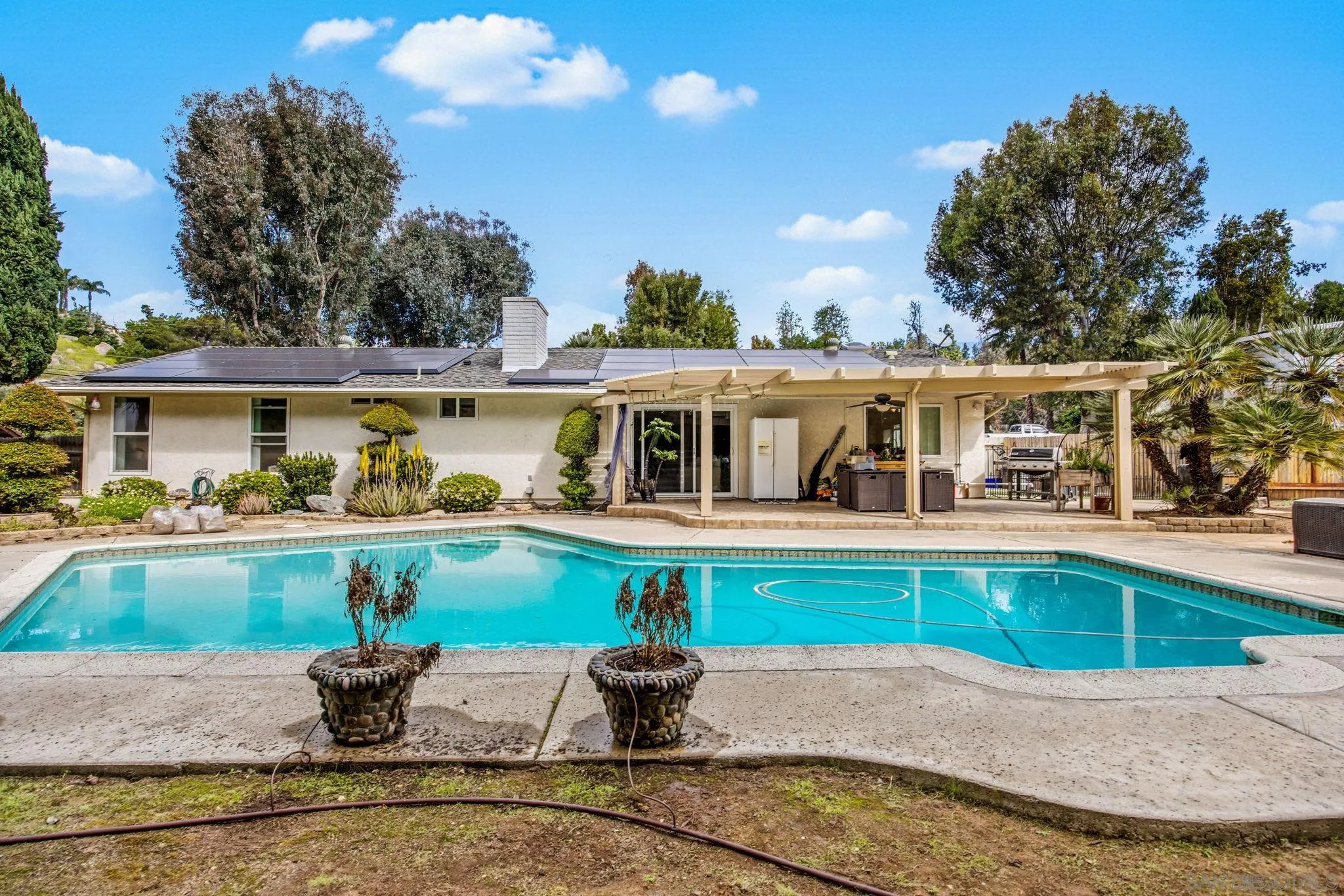 1673 Hidden Mesa Road El Cajon, CA 92019 - Photo 10 of 29 a front view of house with outdoor seating