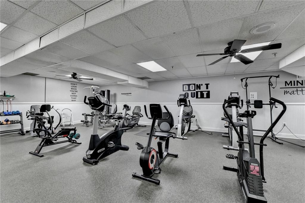 300 Johnson Ferry Road, Unit B201 Atlanta, GA 30328 - Photo 8 of 32 a view of a room with gym equipment