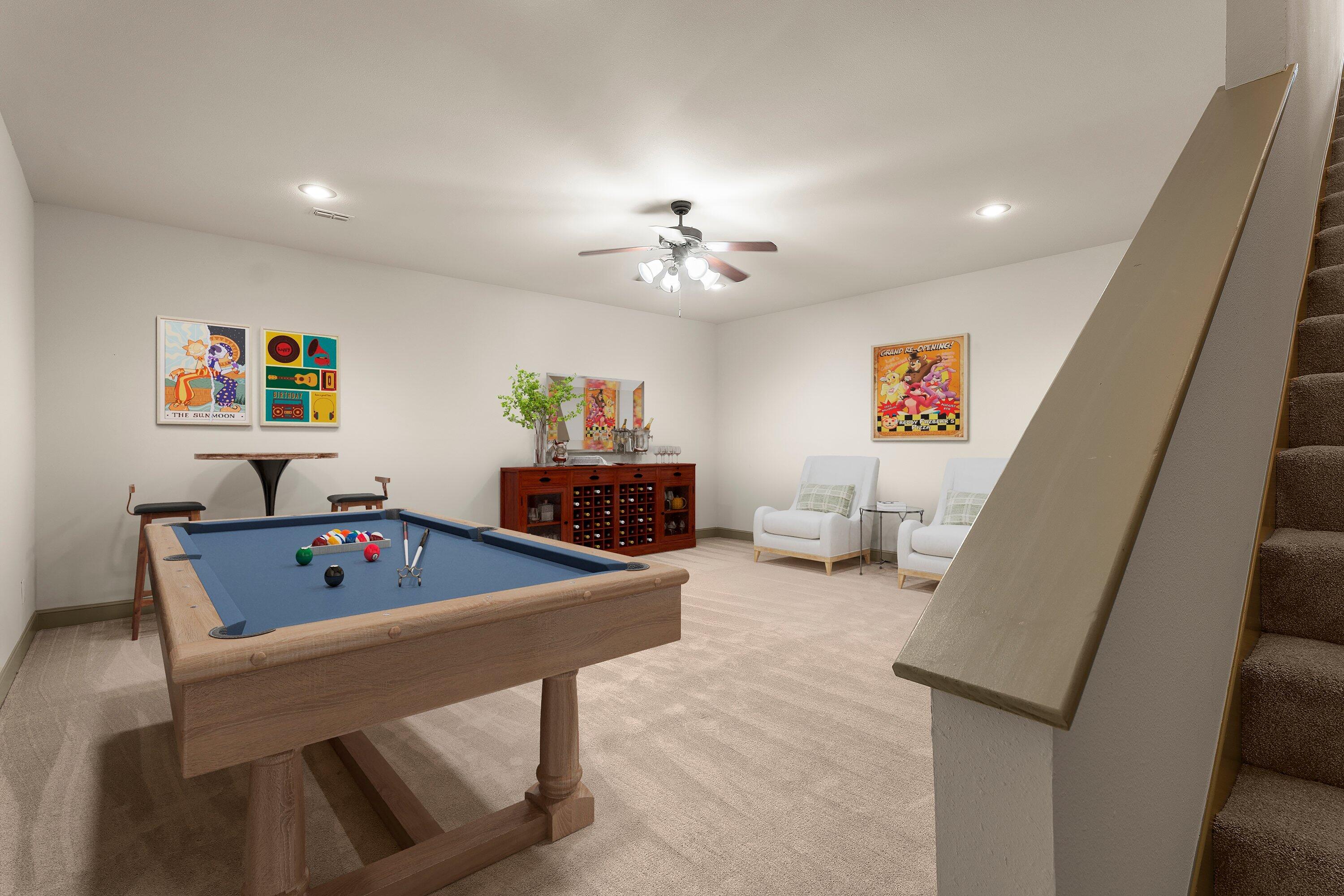 4507 101st Street Lubbock, TX 79424 - Photo 29 of 36 staged basement