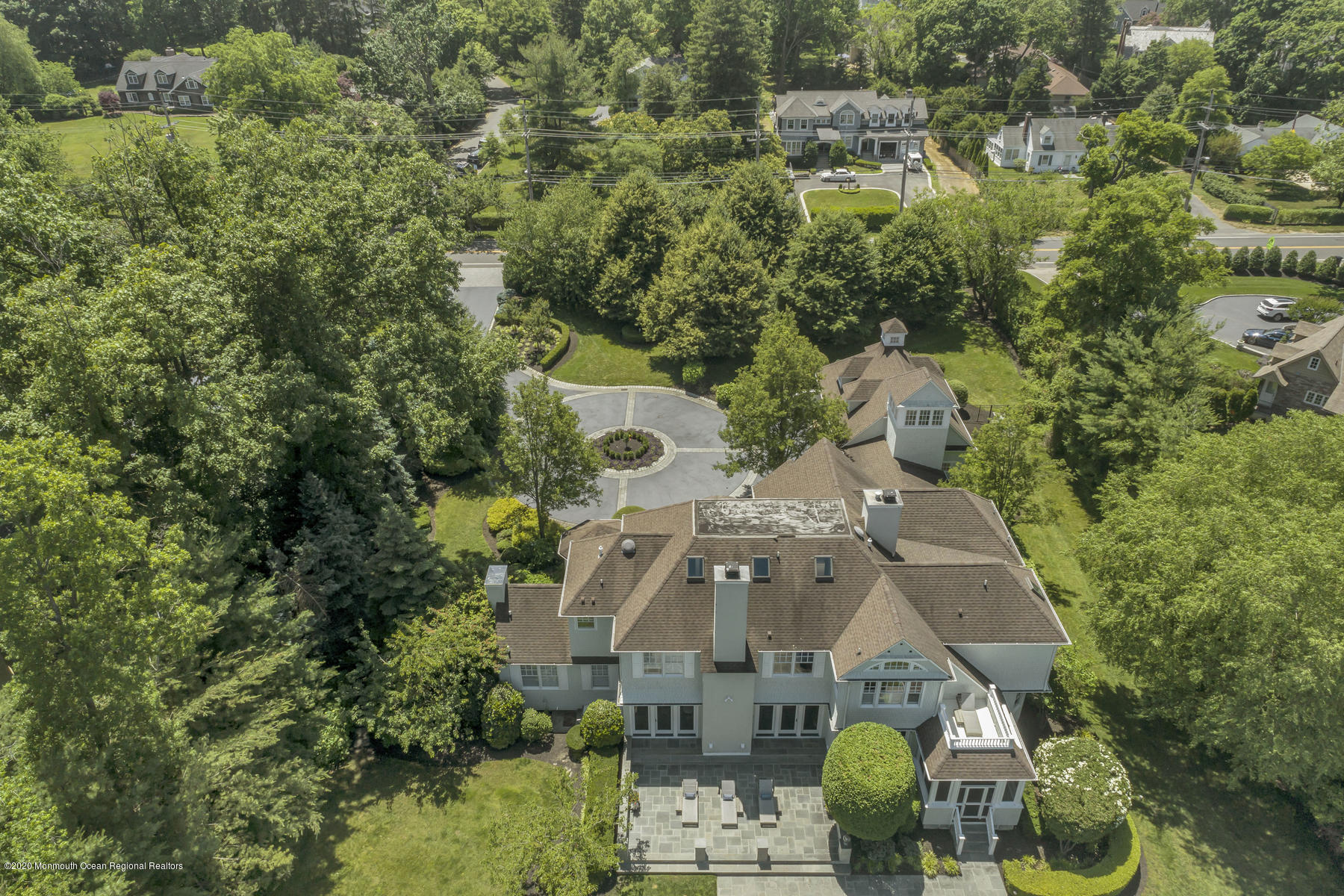 127 Ave Of Two Rivers Rumson, NJ 07760 - Photo 58 of 59 an aerial view of a house with outdoor space