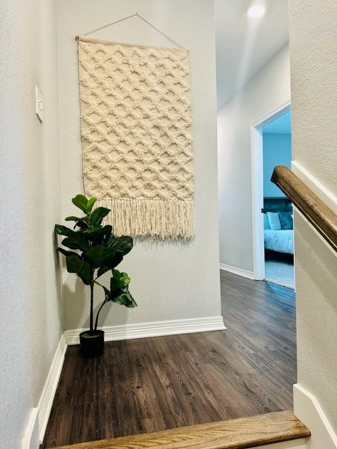 6939 Halter Loop College Station, TX 77845 - Photo 4 of 33 a view of entryway with wooden floor