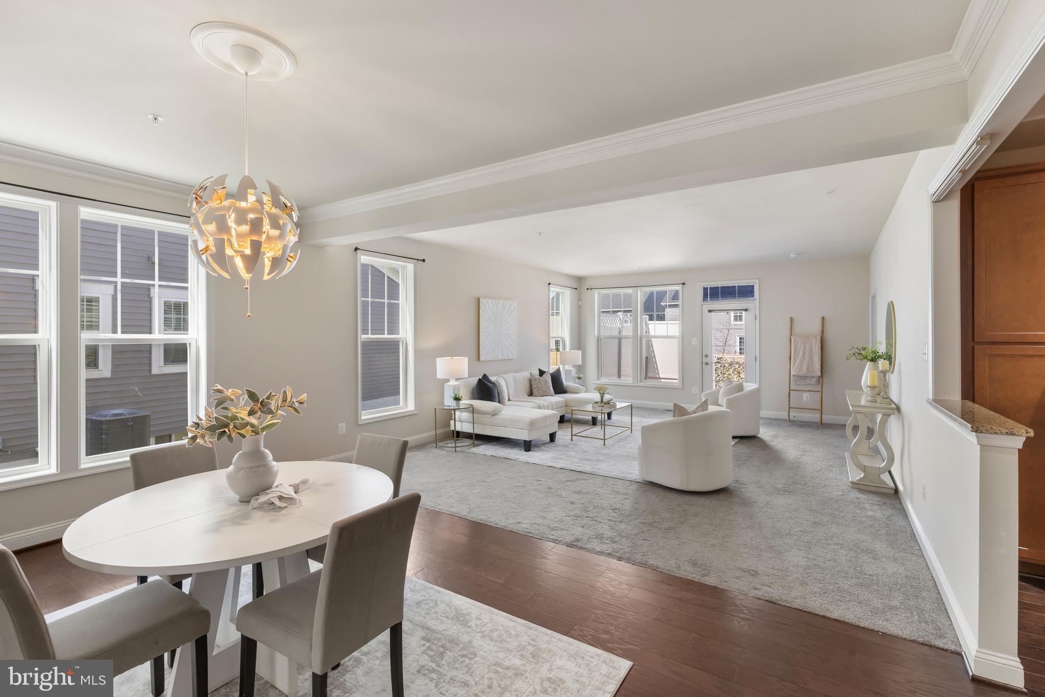 2857 Dragon Fly Way Odenton, MD 21113 - Photo 3 of 33 Dinning Room and Living Room- Main Level