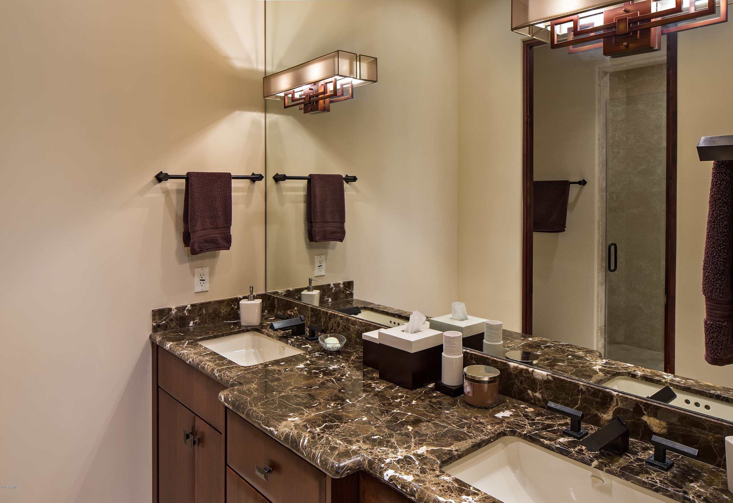 9977 East Sterling Ridge Road Scottsdale, AZ 85262 - Photo 45 of 53 Guest double sink bathroom