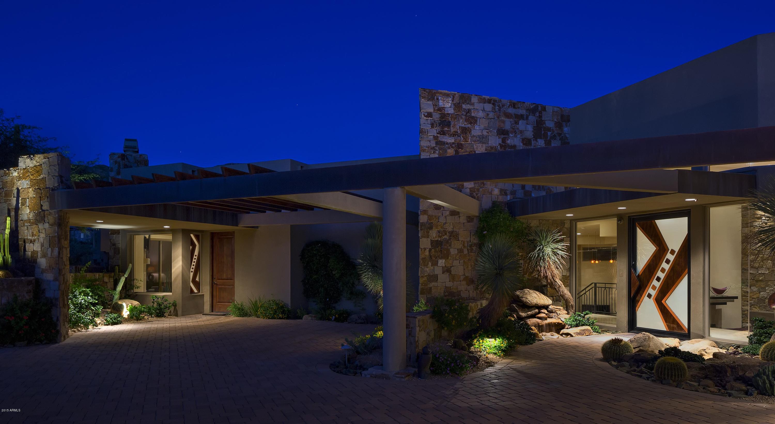 9977 East Sterling Ridge Road Scottsdale, AZ 85262 - Photo 51 of 53 Unique front door