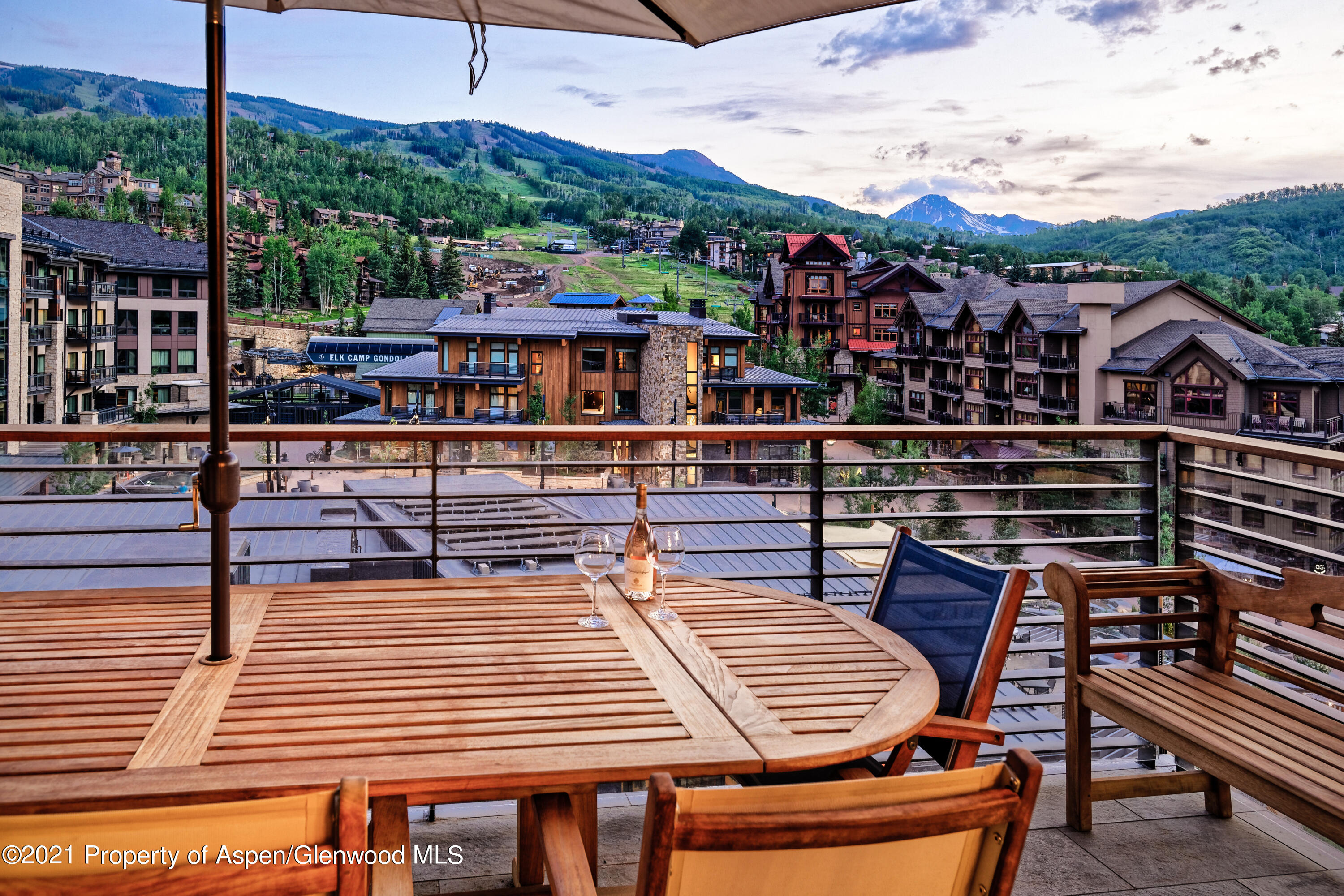 77 Wood Road, Unit 801E Snowmass Village, CO 81615 - Photo 15 of 30 a view of a balcony with city view