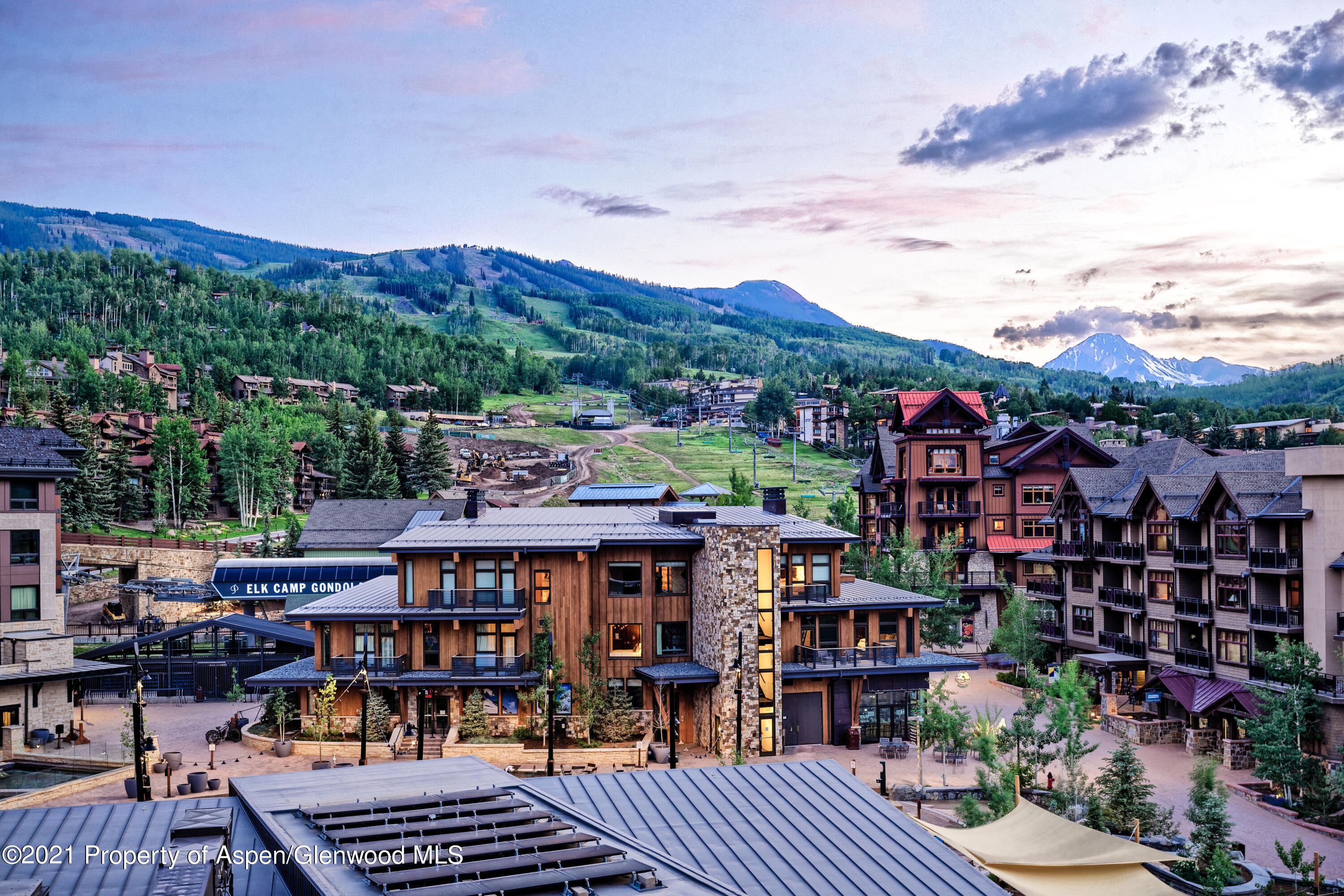 77 Wood Road, Unit 801E Snowmass Village, CO 81615 - Photo 29 of 30 a view of a city in the middle of a city