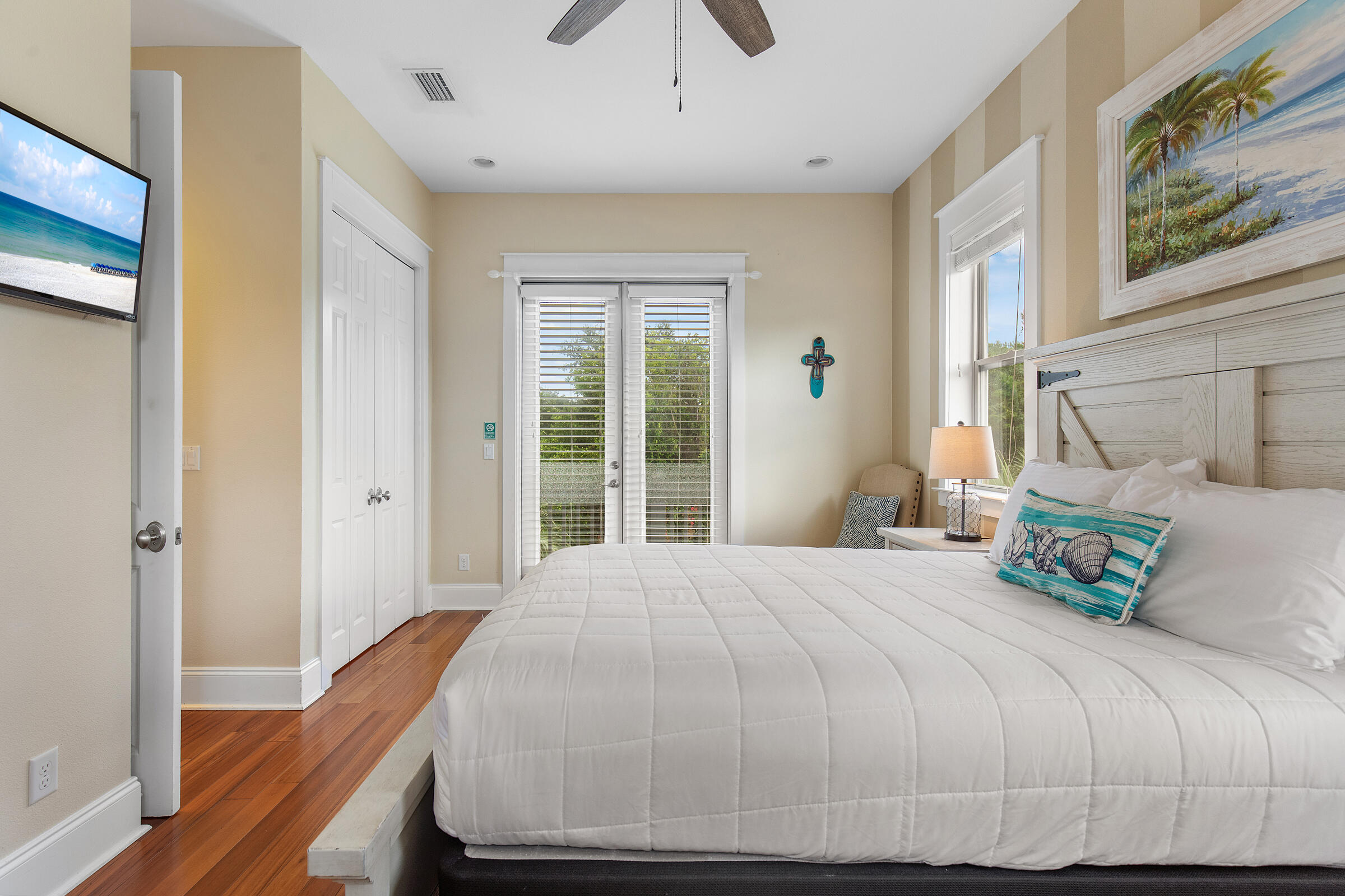 44 Asher Way Santa Rosa Beach, FL 32459 - Photo 38 of 63 a bedroom with a bed and a large window