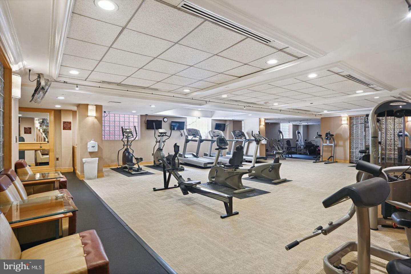 631 D Street Northwest, Unit 1129 Washington, DC 20004 - Photo 34 of 36 a view of a room with gym equipment